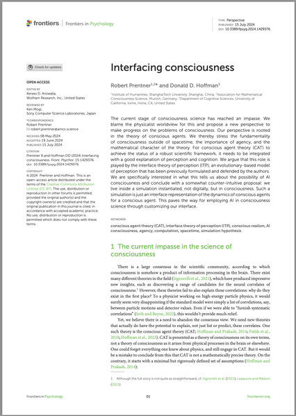 Interfacing Consciousness